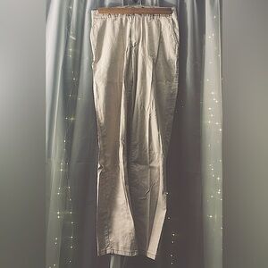 Tan/Cream Pinstripe Dress Pants